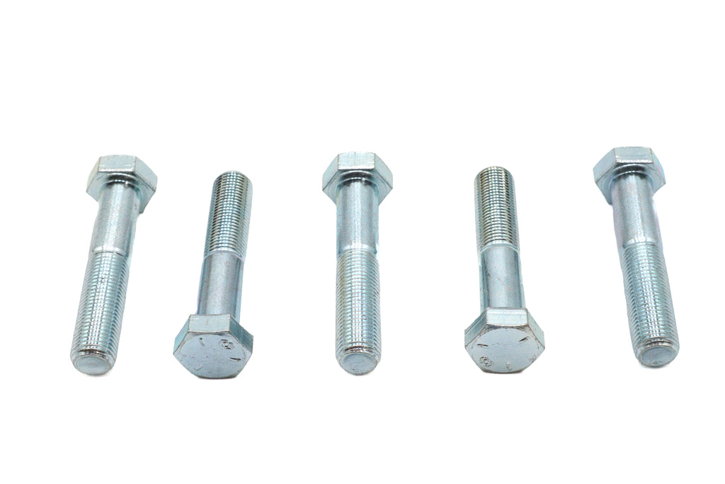 Zinc Hex Cap Bolts 1/2 inch-20 x 2-1/2 inch