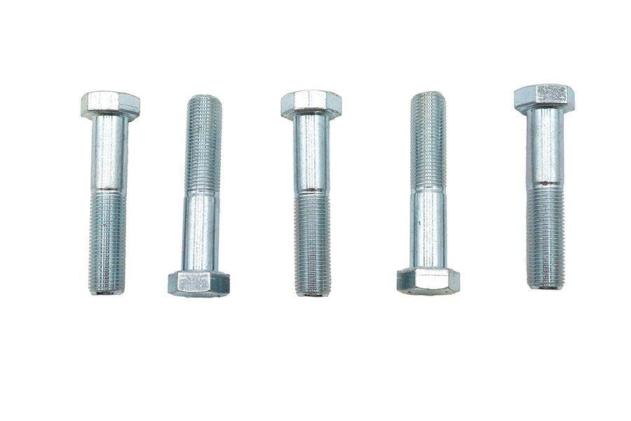 Zinc Hex Cap Bolts 1/2 inch-20 x 2-1/2 inch