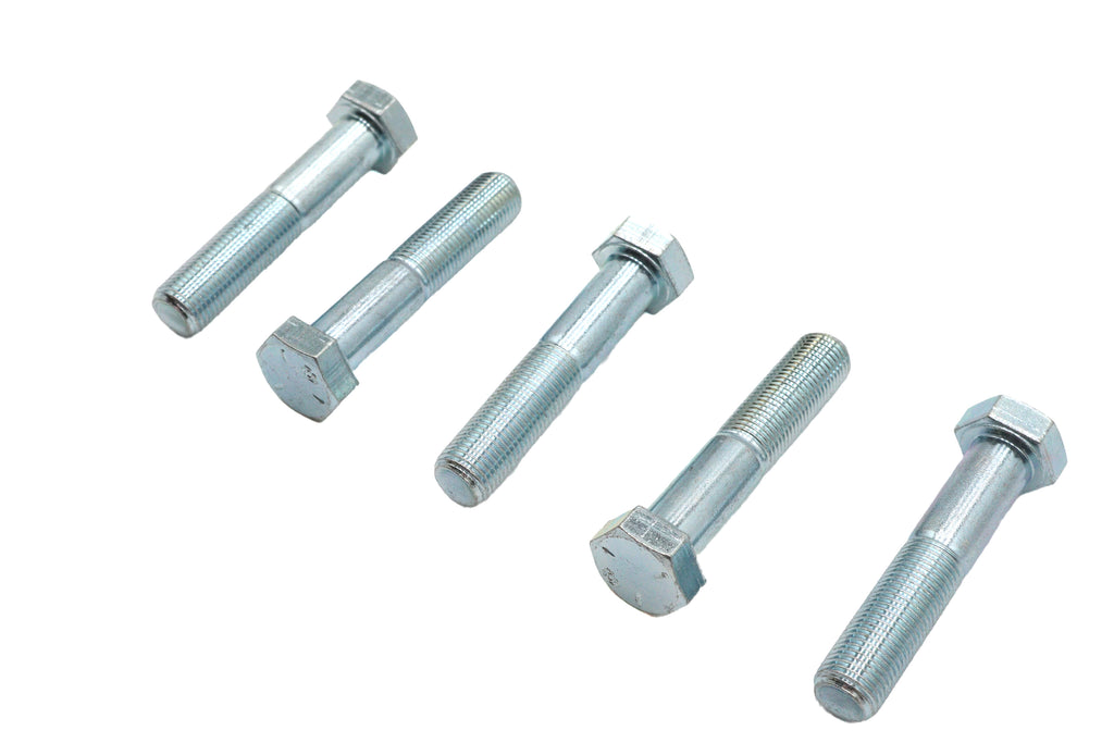 Zinc Hex Cap Bolts 1/2 inch-20 x 2-1/2 inch