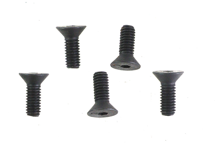 Allen Flat Head Screws Black 5/16 inch-18 x 5/8 inch