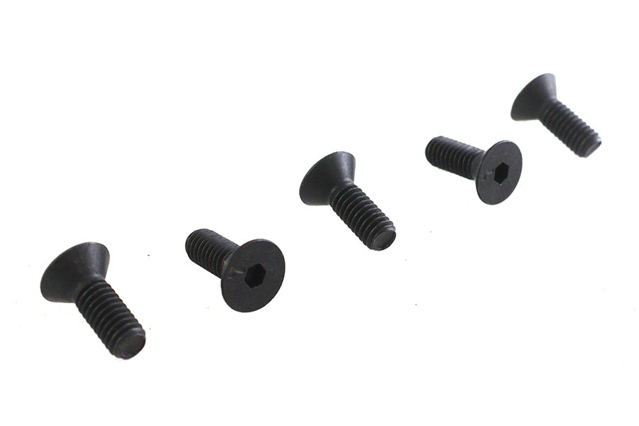 Allen Flat Head Screws Black 5/16 inch-18 x 5/8 inch