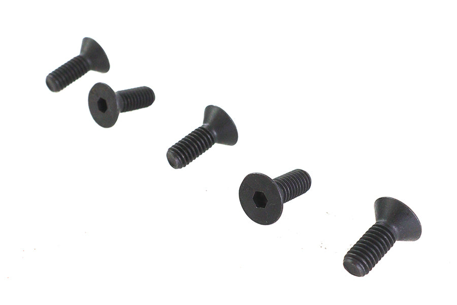 Allen Flat Head Screws Black 5/16 inch-18 x 5/8 inch