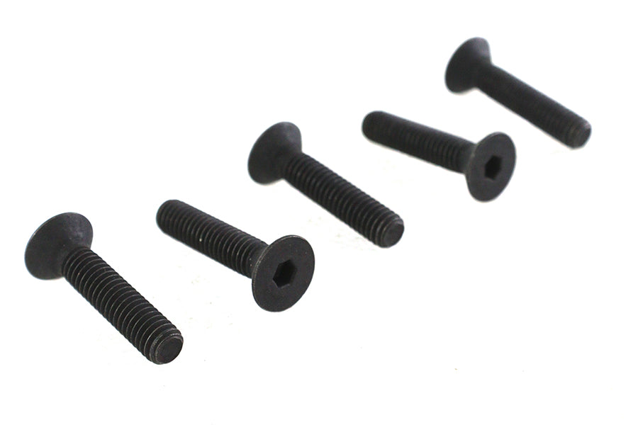 Allen Flat Head Screws Black 5/16 inch-18 x 1-1/2 inch