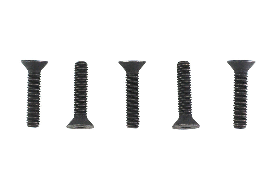Allen Flat Head Screws Black 5/16 inch-18 x 1-1/2 inch