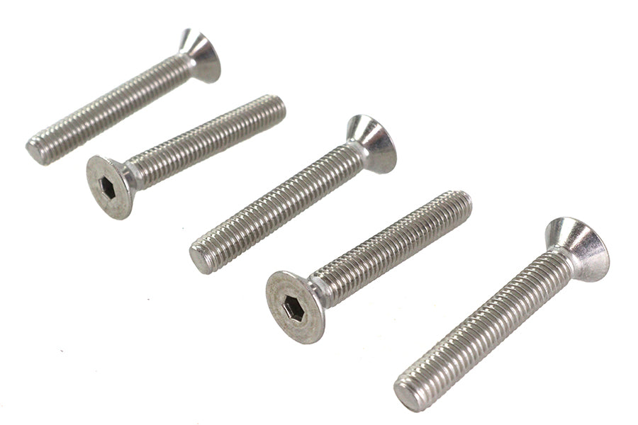 Allen Flat Head Screws Stainless Steel 3/8 inch-16 x 2-1/2 i