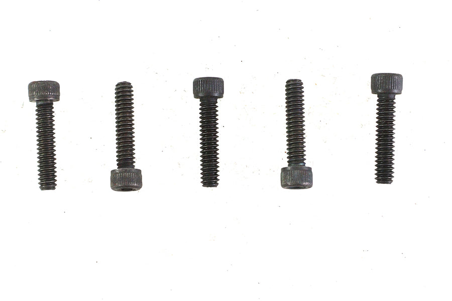 10-24 x 7/8 inch Allen Socket Cap Screw Black