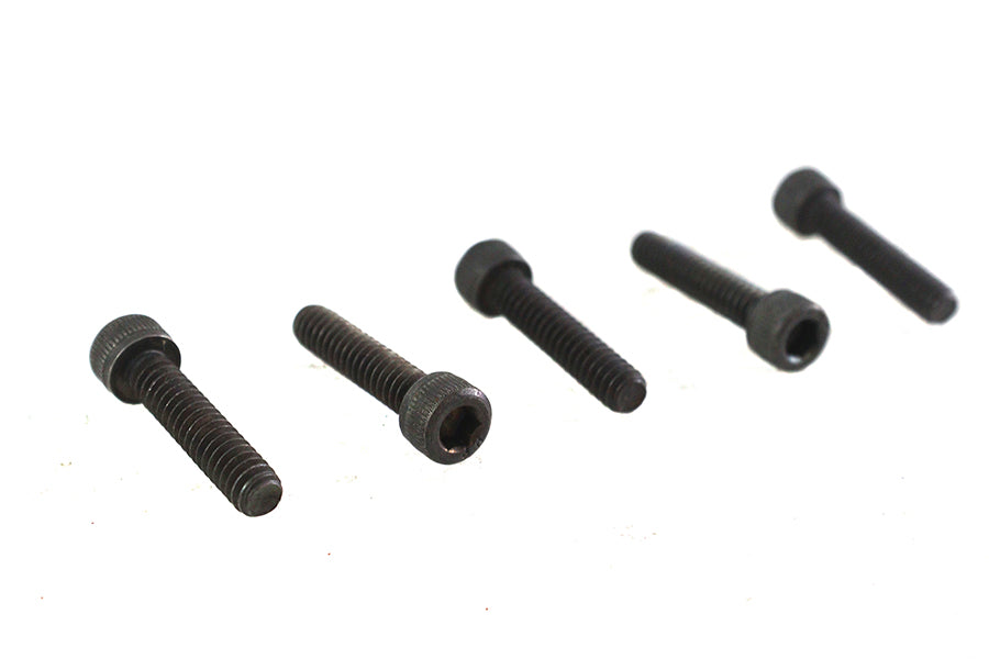 10-24 x 7/8 inch Allen Socket Cap Screw Black