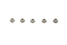 Load image into Gallery viewer, Serrated Hex Flange Nuts 5/16 inch-24 Stainless Steel
