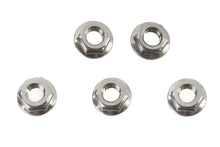 Load image into Gallery viewer, Serrated Hex Flange Nuts 5/16 inch-24 Stainless Steel