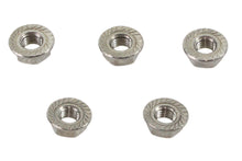 Load image into Gallery viewer, Serrated Hex Flange Nuts 5/16 inch-24 Stainless Steel
