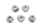 Serrated Hex Flange Nuts 5/16 inch-24 Zinc