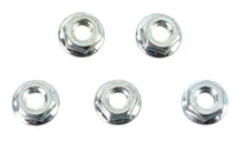 Load image into Gallery viewer, Serrated Hex Flange Nuts 5/16 inch-24 Zinc