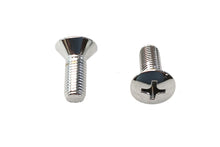 Load image into Gallery viewer, Teardrop Phillips Head Chrome Screw Set