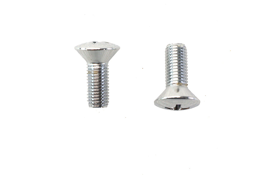 Teardrop Phillips Head Chrome Screw Set
