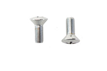Load image into Gallery viewer, Teardrop Phillips Head Chrome Screw Set