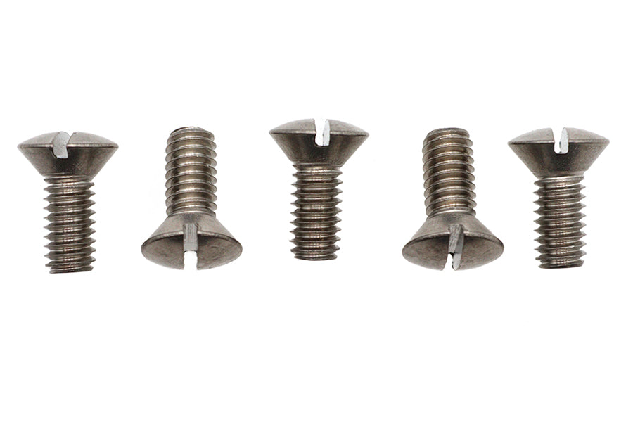 Oval Slotted Screw 5/16 inch-18 x 3/4 inch Stainless Steel