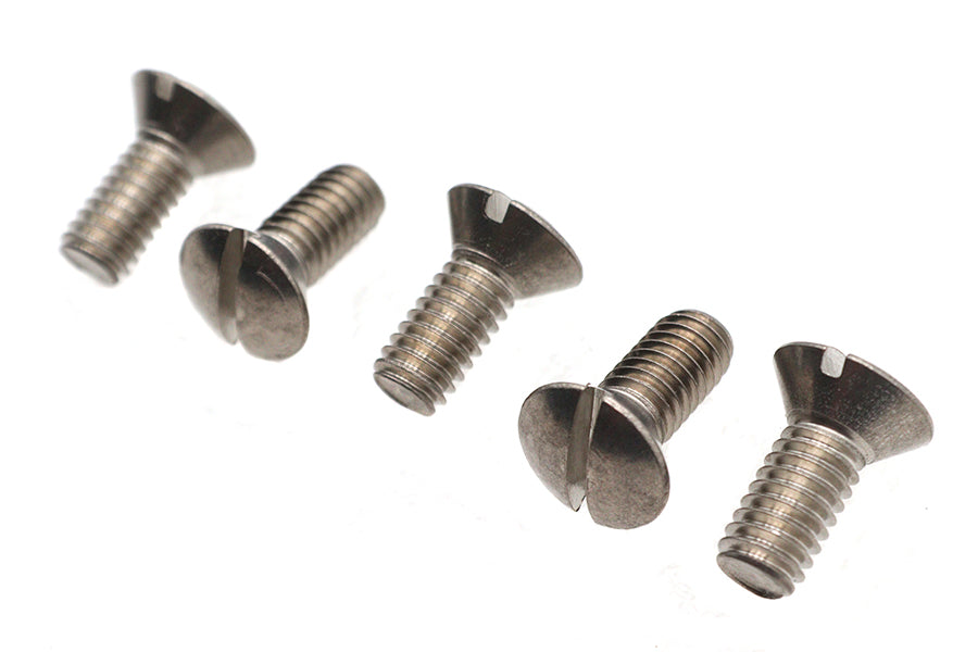 Oval Slotted Screw 5/16 inch-18 x 3/4 inch Stainless Steel