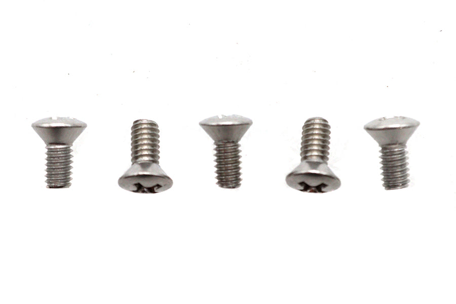 8-32 x 3/8 inch Oval Phillips Head Screw Stainless Steel