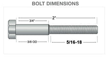 Load image into Gallery viewer, 2 inch Hex Starter Bolt