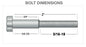 2 inch Hex Starter Bolt