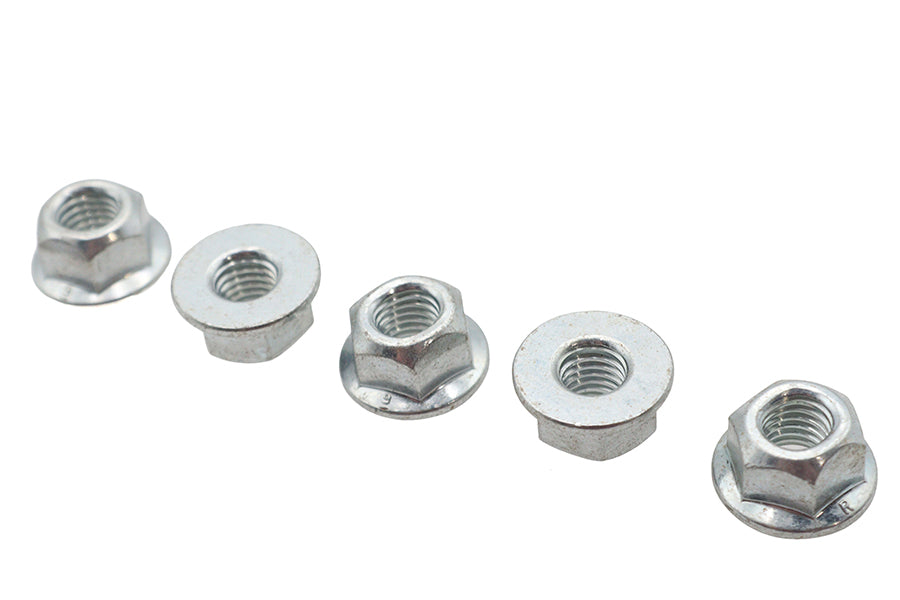 M8 x 1.25 Flange Nut Zinc