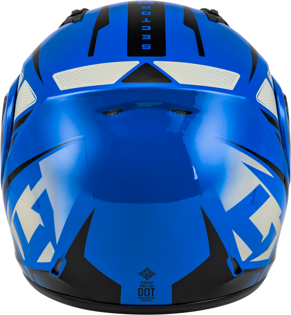 Md 04 Sector Helmet Blue/Black Lg