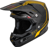 Fly Racing Formula Carbon Tracer Helmet Gold/Black 2x 73-44412X