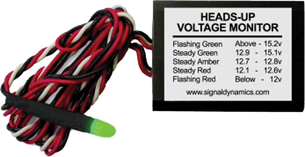 Heads Up Voltage Monitor 2 1/4x1 5/8 5/8"