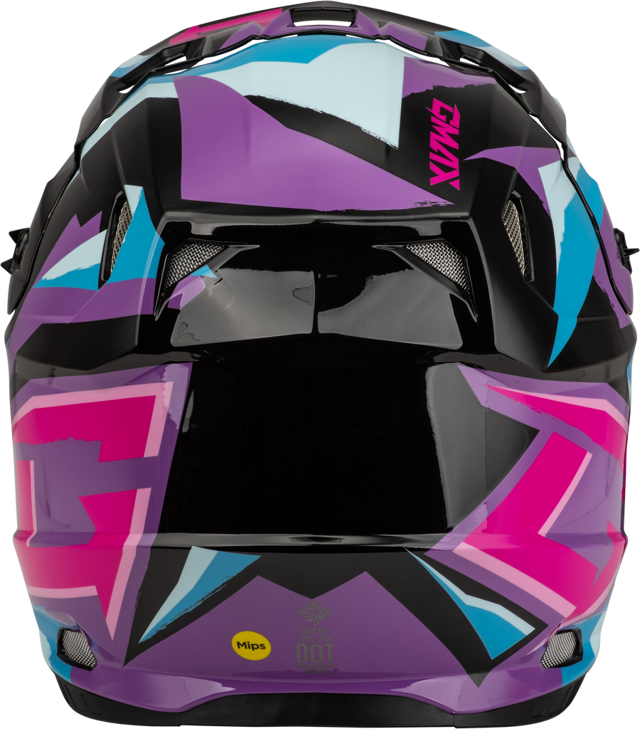 Mx 96 Splinter Helmet Black/Purple/Blue Xl
