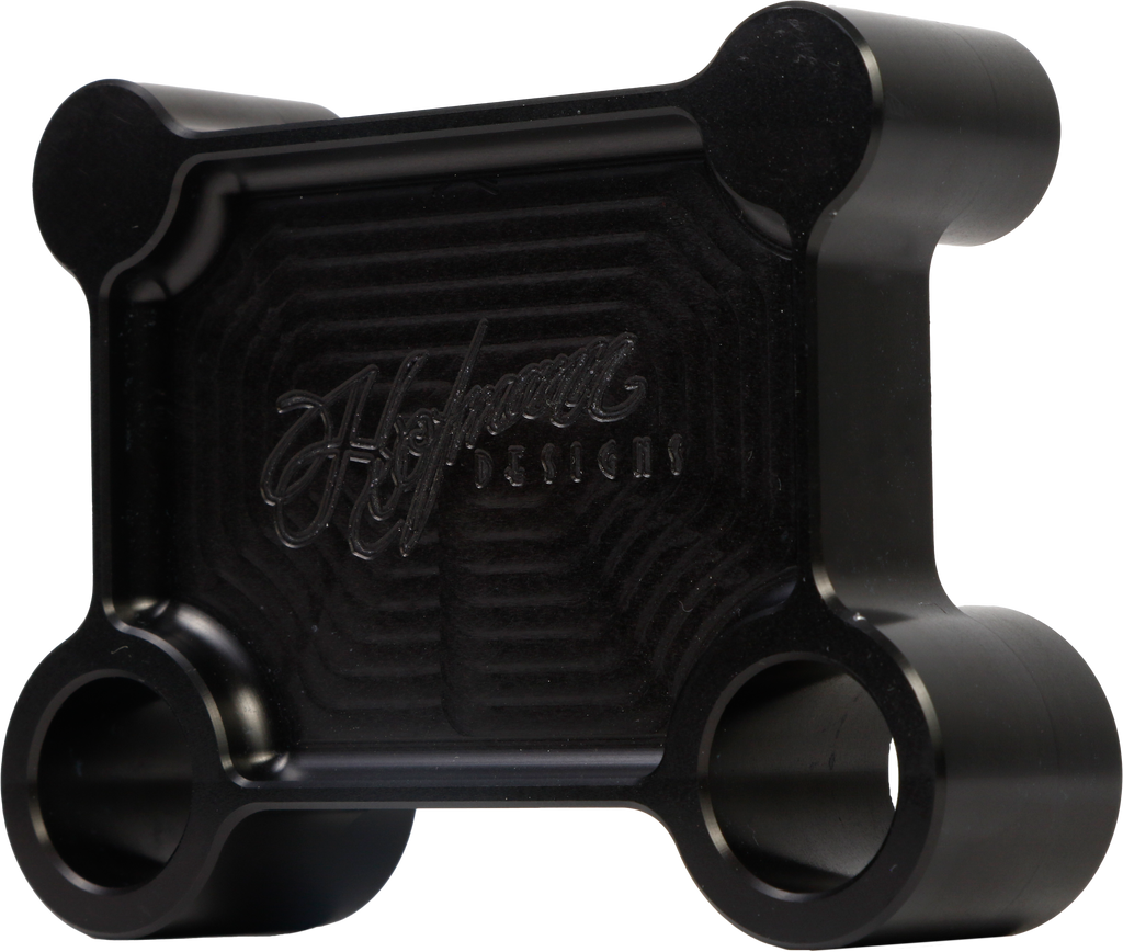 H/D Billet Pull Back Plate Black Batwing