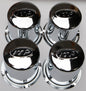 Steel 4/110 Chrome Cap 4 Pack