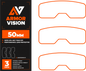 Armor Vision 50mm 2nd Gen 3/Pk