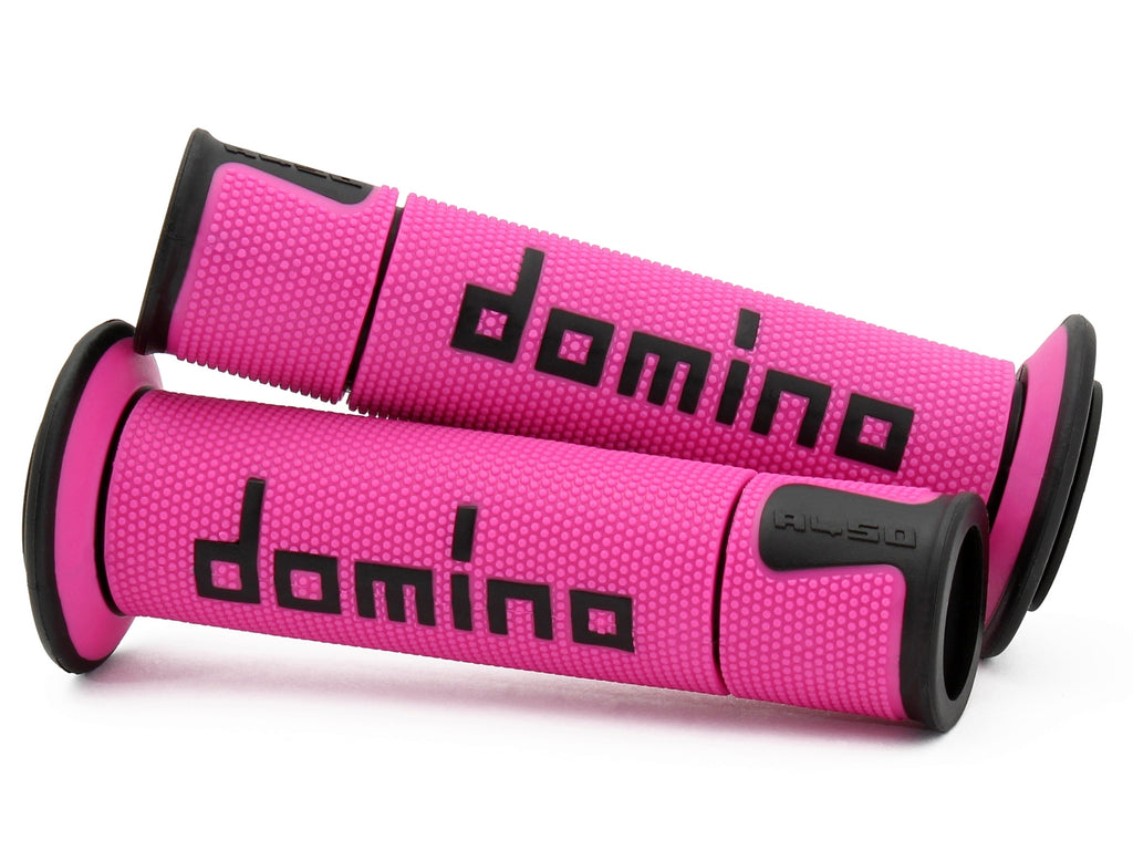A450 Road Racing Grips Fuchsia/Black Pair