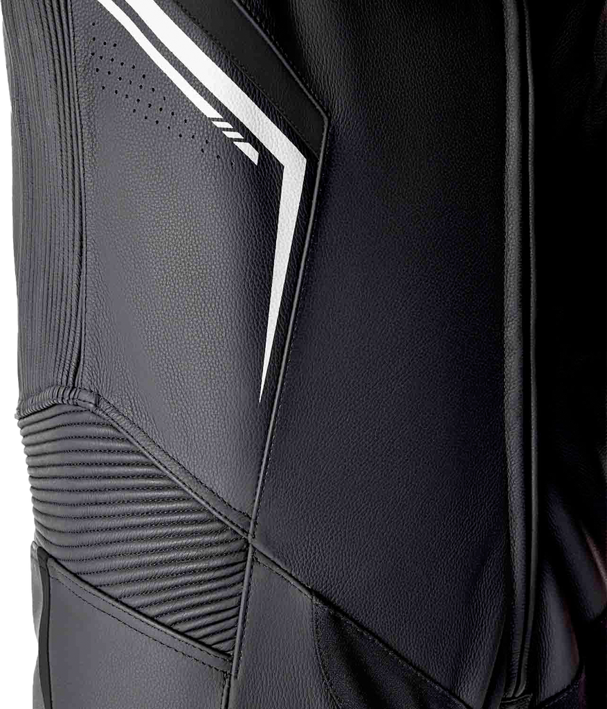S1 D3o Suit Blk/Whi Leather Md