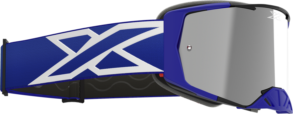 Lucid Caliber Goggle Royal Blue Silver Mirror Lens