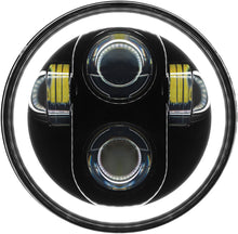 Load image into Gallery viewer, 5 3/4" Led Headlight With Full Halo Black