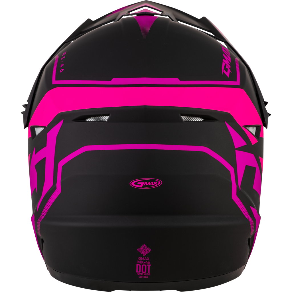 Mx 46 Compound Helmet Matte Black/Pink Sm