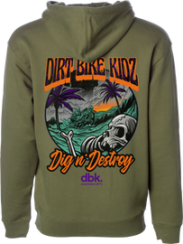 Boneyard Youth Hoodie Military Green Ys