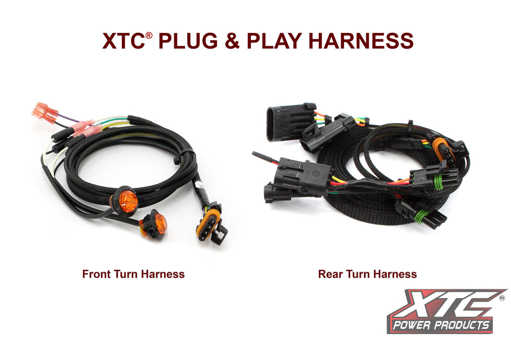 Auto Turn Signal Kit W/ Billet Lever And Front Drl Lights Can