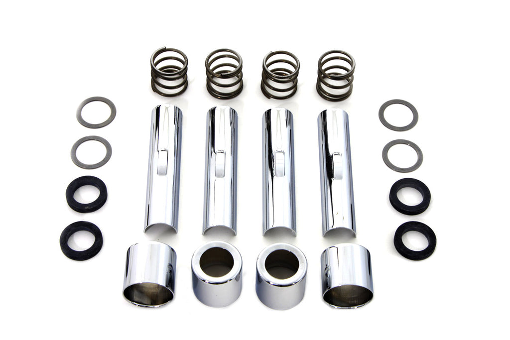 Chrome Pushrod Cover and Clip Kit