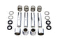 Chrome Pushrod Cover and Clip Kit