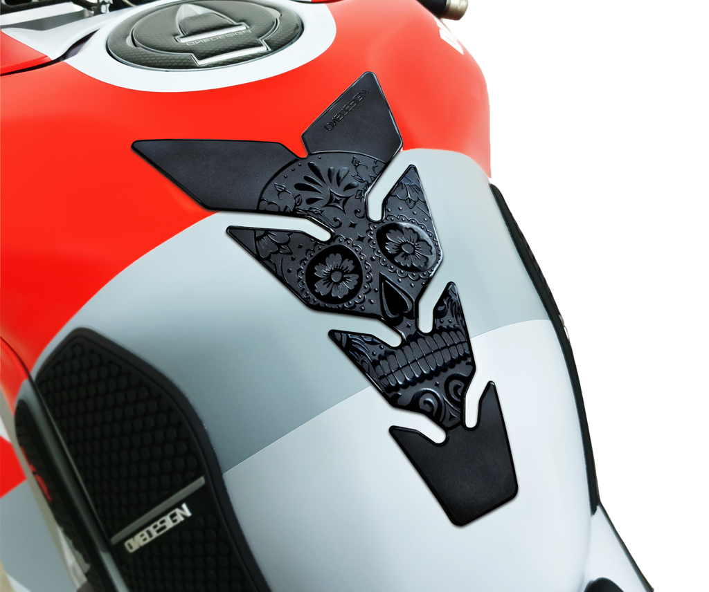 Ultra Thin Tank Pad Skull Black