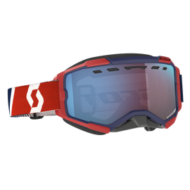 Fury Snowcross Goggle Red/ Blue Enhancer Blue Chrome