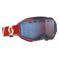 Fury Snowcross Goggle Red/ Blue Enhancer Blue Chrome