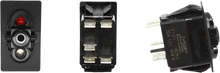 Load image into Gallery viewer, Dash Switch Body Single Acc Red/Blue