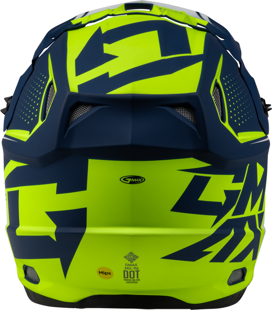 Mx 96 502 Helmet Matte Blue/Green  Xs