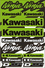 Load image into Gallery viewer, Kawasaki Street Decal Sheet