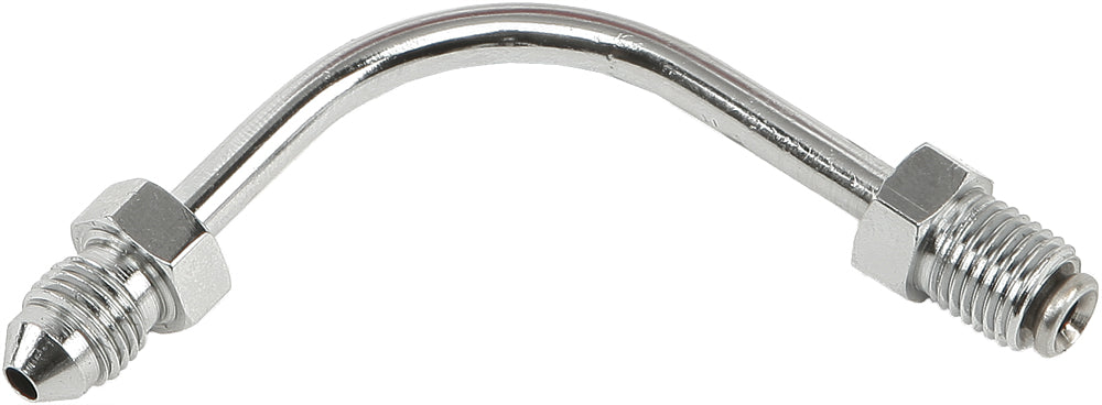 Jic To  3 Tube Adapter 90 Degree Long Chrome 3/8"