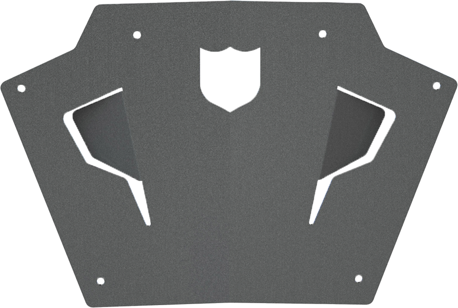 Front Sport Bumper Skid Plate Titanium Metallic Pol