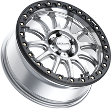 Load image into Gallery viewer, Alpha Bdlk 17x7 5/4.5 (+40mm) Silver/Blk